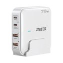 UNITEK ŁADOWARKA BIURKOWA GAN 70W 2XUSB-A 2XUSB-C BIAŁA