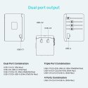 UNITEK ŁADOWARKA PODRÓŻNA EU/US/UK/AUS GAN PD 65W