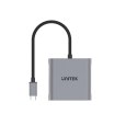 Unitek V1404A Adapter USB-C na 2x port DP 1.4 8K 60Hz
