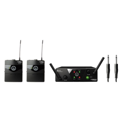 Mikrofonowy zestaw bezprzewodowy AKG WMS40 Mini2 Instrumental Set BD ISM2/3 EU/US/UK