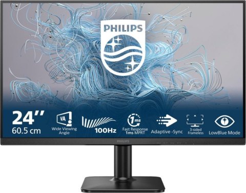 Monitor PHILIPS 24E2N1100LB/00 (23.8" /VA /100Hz /1920 x 1080 /Czarny)