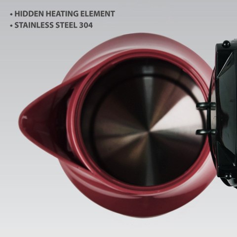 Czajnik elektryczny 1,7l 2000W MR-041-RED MAESTRO