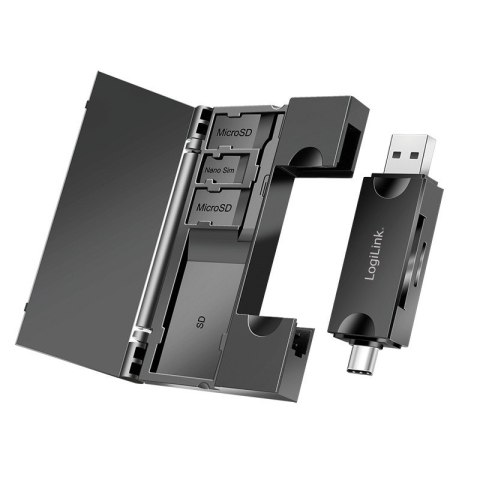 LogiLink Czytnik kart USB3.2 Gen 1, SD/microSD