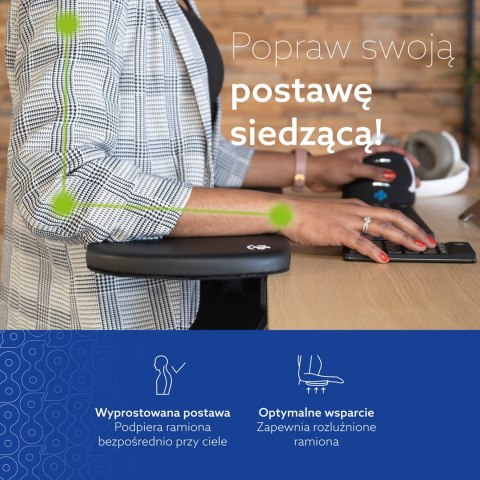 Podłokietnik ergonomiczny R-Go Armlehne juodas