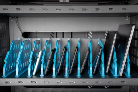 Szafa mobilna DIGITUS na kółkach do ładowania notebooków/tabletów do 15,6"