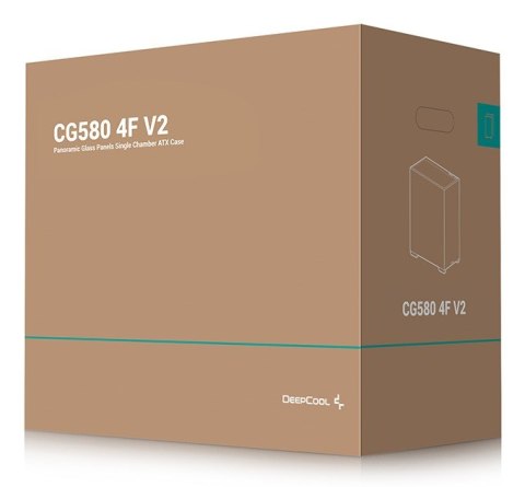 Obudowa DeepCool CG580 4F V2 Midi Tower R-CG580-BKADA4-G-2 Czarna
