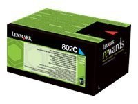 RETURN PROGRAM TONER CARTRIDGE/802C CYAN 1K PGS F CX310410