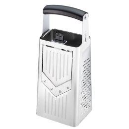 GEFU 10761 ręczna tarka / spiralizer Tarka z pojemnikiem Czarny, Srebrny