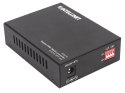 Intellinet 508216 konwerter sieciowy 1000 Mbit/s Czarny