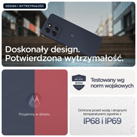 Smartfon Motorola moto g86 5G 16,9cm (6.67") Dual SIM Android 15 USB Type-C 8GB 256GB 5200mAh Ciemny Niebieski