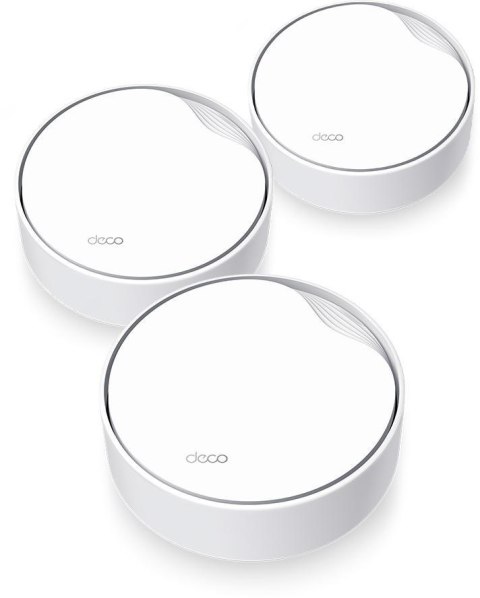 Router TP-Link DECO X50-PoE (3-PACK) Mesh Dual-band (2.4 GHz/5 GHz) Wi-Fi 6 (802.11ax) Biały