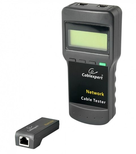 Gembird Cyfrowy tester kabli sieciowych, Cat 5E/6E, koncentryczne, telefoniczne