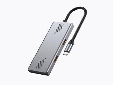 Gembird HUB 4-portowy USB 3.2 (Gen 2) typu C z 4 portami A + C