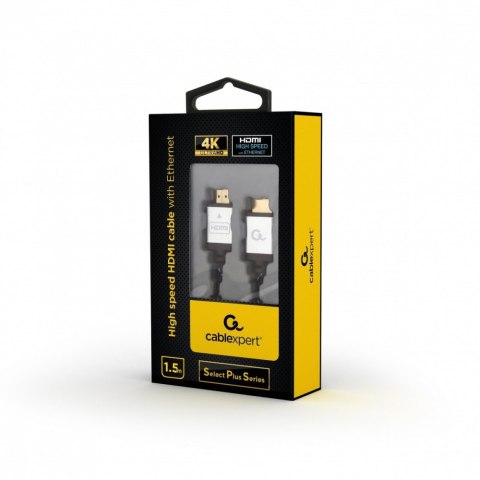 Gembird Kabel HDMI High speed z Ethernet Select Plus Series, 1.5 m