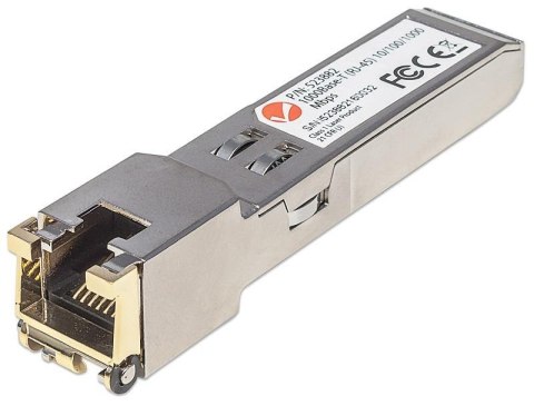INTELLINET Moduł SFP RJ45 1G, 100 m, 1000Base-T, miniGBIC, MSA 523882