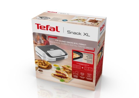 Tefal Snack XL SW7011 toster 850 W Biały, Stal nierdzewna