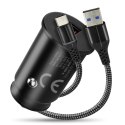 EverActive Ładowarka samochodowa CC-15QC QC3.0 18W 1XUSB + kabel USB-C 1m