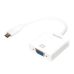 LogiLink Adapter USB-C 3.1 do VGA 1080p,Mac OSX, Chrome OS