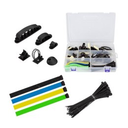 LogiLink Zestaw organizerów kabli, 8 elementów