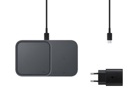 Samsung EP-P5400 Słuchawki, Smartfon, Smartwatch Szary USB Bezprzewodowe ładowanie Wewnętrzna