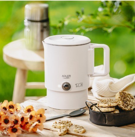 Adler Czajnik turystyczny 0,8 l biały AD 1388