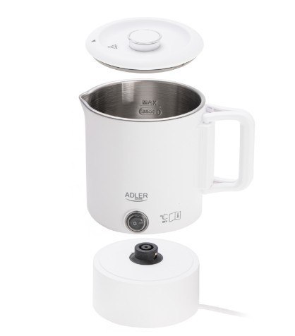 Adler Czajnik turystyczny 0,8 l biały AD 1388