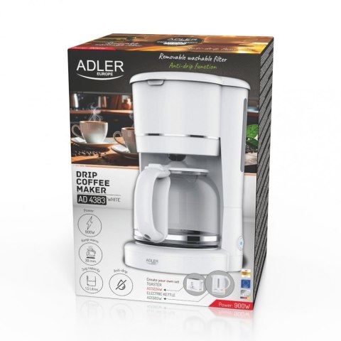 Adler *Ekspres przelewowy 1.5l bialy AD 4383