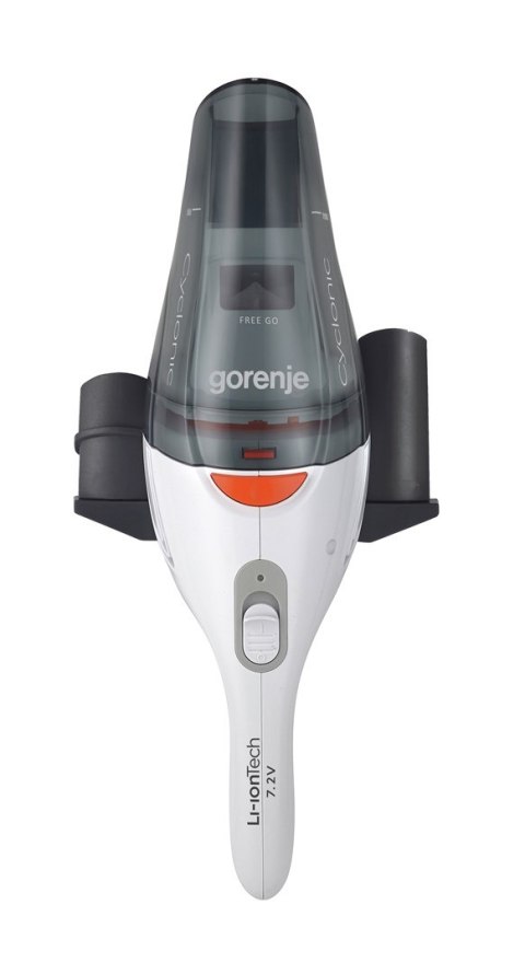 Gorenje MVC72FW odkurzacz przenośny Czarny, Biały Bez worka