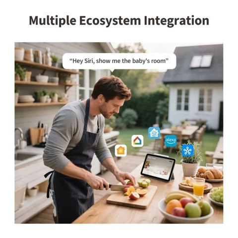 Aqara G100 Sześcian Kamera bezpieczeństwa IP Wewnętrz i na wolnym powietrzu 2304 x 1296 px Sufit / Ściana