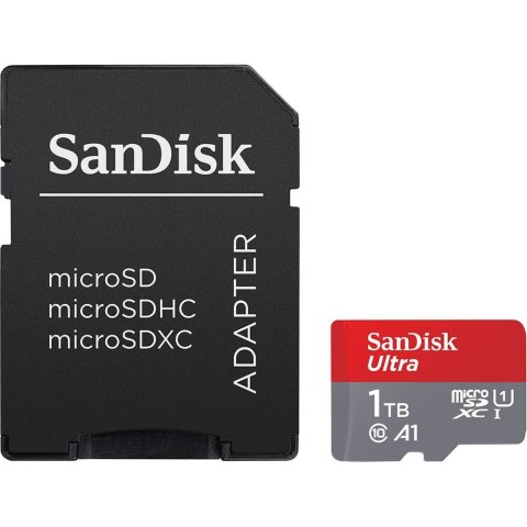 KARTA PAMIĘCI SANDISK ULTRA ANDROID microSDXC 1 TB 150MB/s A1 Cl.10 UHS-I + ADAPTER