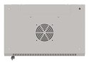 Szafa instalacyjna rack wisząca 19" 6U 540x350 szara drzwi przeszklone Lanberg (Flat Pack)