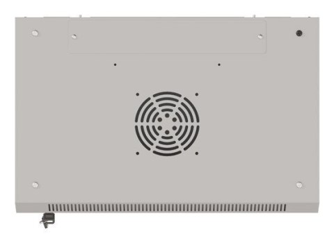 Szafa instalacyjna rack wisząca 19" 6U 540x350 szara drzwi przeszklone Lanberg (Flat Pack)