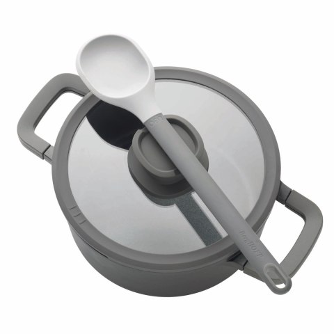 BergHOFF Leo Stone+ 2 l Okrągły Czarny