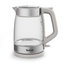 Tefal Glass Kettle KI605B30 czajnik elektryczny 1,7 l 2200 W Szary, Srebrny, Przezroczysty