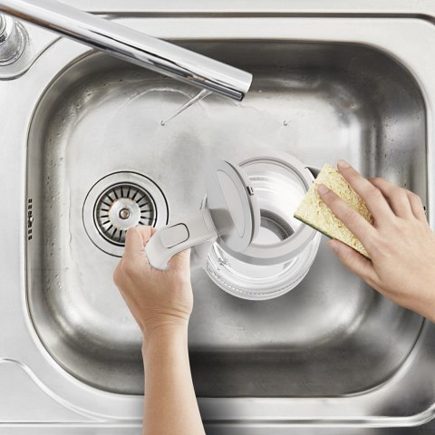 Tefal Glass Kettle KI605B30 czajnik elektryczny 1,7 l 2200 W Szary, Srebrny, Przezroczysty