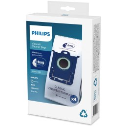 Worek do odkurzacza Philips (Materiał tekstylny; Philips FC8021/03; 4 szt.)