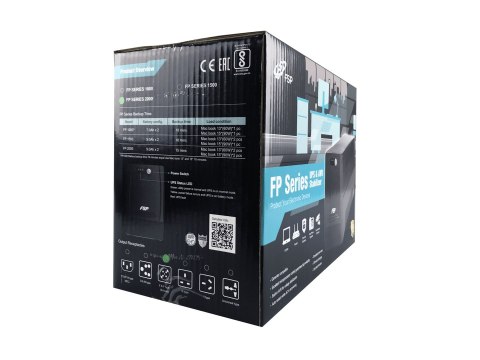 FSP FP 1000 zasilacz UPS Technologia line-interactive 1 kVA 600 W 4 x gniazdo sieciowe