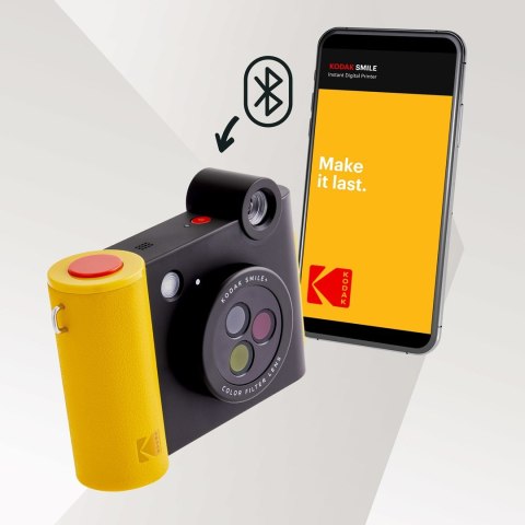 Kodak Smile+ 50,8 x 76,2 mm Czarny, Żółty