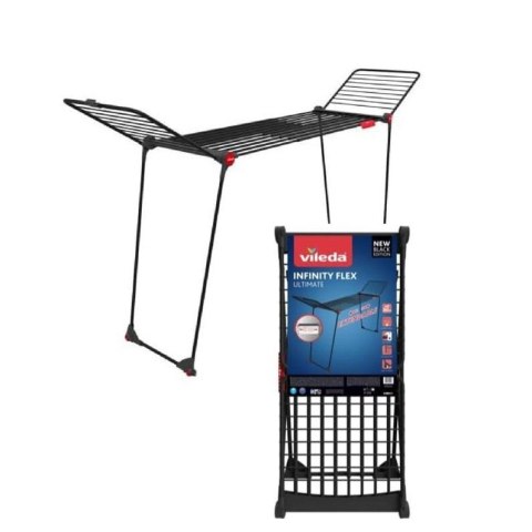 Vileda Infinity Flex Ultimate Stojak podłogowy Czarny