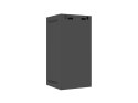 Szafa instalacyjna rack wisząca 10" 12U 280x310 czarna drzwi szklane Lanberg (Flat Pack)