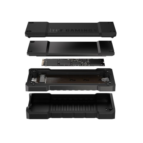 Obudowa na dysk zewnętrzny SSD Asus TUF Gaming A2 Czarny (OUTLET)