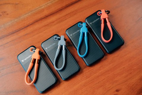 Zewnętrzny dysk SSD Verbatim Pocket SSD 2TB USB 3.2 Gen 2 (3.1 Gen 2) Czarny, Szary