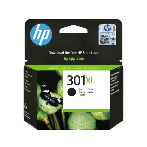 Tusz HP czarny HP 301XL, HP301XL=CH563EE, 480 str.,8 ml