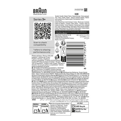 Braun Series 3 735797 akcesoria do golenia Głowica goląca