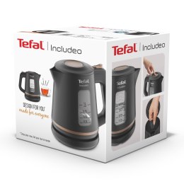 Czajnik elektryczny Tefal Includeo KI5338 1L 2400W Czarny