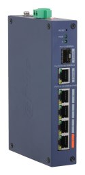 Dahua Technology CHS4106-4ET-60 przełącznik sieciowy Zarządzany L2 Fast Ethernet (10/100) Obsługa PoE Desktop Niebieski
