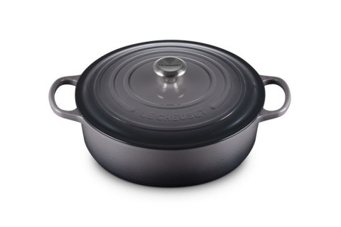 Roaster Le Creuset Signature Gourmet okrągły 30cm wiśniowy czerwony