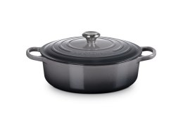 Roaster Le Creuset Signature Gourmet okrągły 30cm wiśniowy czerwony