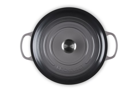 Roaster Le Creuset Signature Gourmet okrągły 30cm wiśniowy czerwony