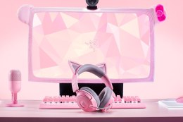Zestaw słuchawkowy Razer Gaming Kraken Kitty V3 X Przewodowe Nauszne Mikrofon Kwarc